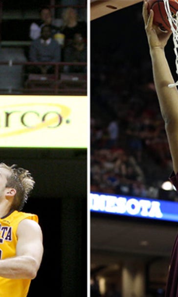 Gophers centers Elliott Eliason and Mo Walker always one-upping each other